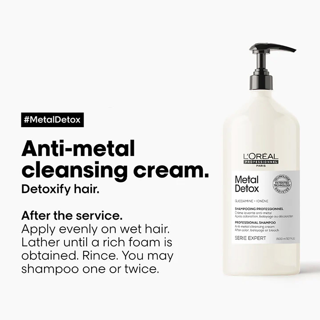 Metal Detox Anti-Metal Cleansing Cream Shampoo - 1500ml